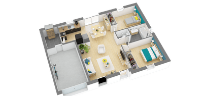 Programme terrain + maison à Chaingy en Loiret (45) de 791 m² à vendre au prix de 213282€ - 3