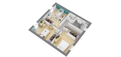 Programme terrain + maison à Montamisé en Vienne (86) de 472 m² à vendre au prix de 185522€ - 3