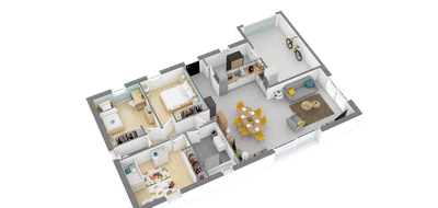 Programme terrain + maison à Ingré en Loiret (45) de 488 m² à vendre au prix de 227391€ - 3