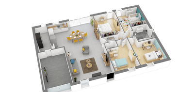 Programme terrain + maison à Vicq-sur-Gartempe en Vienne (86) de 550 m² à vendre au prix de 155868€ - 3
