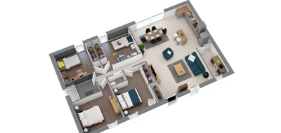 Programme terrain + maison à Mignaloux-Beauvoir en Vienne (86) de 558 m² à vendre au prix de 206726€ - 3