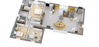 Programme terrain + maison à Mignaloux-Beauvoir en Vienne (86) de 558 m² à vendre au prix de 215197€ - 3