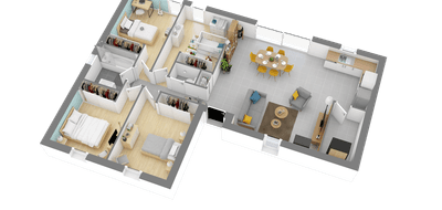 Programme terrain + maison à Saint-Brevin-les-Pins en Loire-Atlantique (44) de 350 m² à vendre au prix de 281852€ - 3