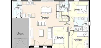 Programme terrain + maison à Dissay en Vienne (86) de 449 m² à vendre au prix de 186625€ - 3