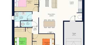 Programme terrain + maison à Le Bignon en Loire-Atlantique (44) de 415 m² à vendre au prix de 263743€ - 3