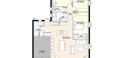 Programme terrain + maison à Saint-Ouen-la-Thène en Charente-Maritime (17) de 462 m² à vendre au prix de 283648€ - 3