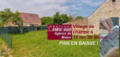 Terrain seul à Blandy en Seine-et-Marne (77) de 638 m² à vendre au prix de 108000€
