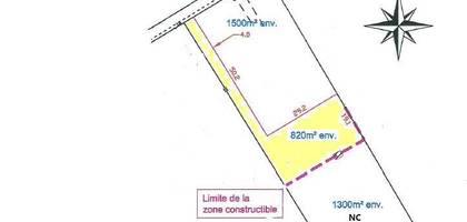 Terrain seul à Saint-Yorre en Allier (03) de 2120 m² à vendre au prix de 50000€