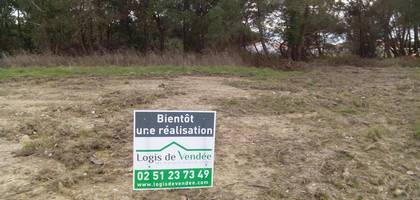 Terrain seul à Angles en Vendée (85) de 347 m² à vendre au prix de 70000€
