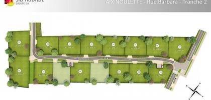 Terrain seul à Aix-Noulette en Pas-de-Calais (62) de 716 m² à vendre au prix de 76000€