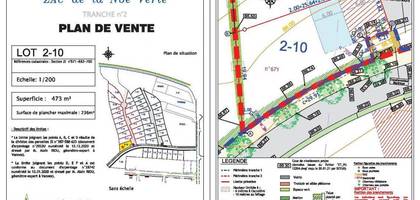 Terrain seul à Ploërmel en Morbihan (56) de 473 m² à vendre au prix de 40205€