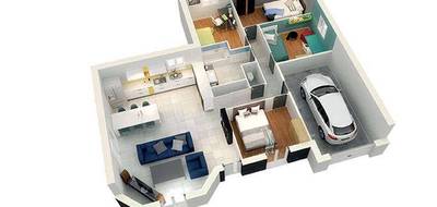 Programme terrain + maison à Saligney en Jura (39) de 1000 m² à vendre au prix de 241700€ - 3
