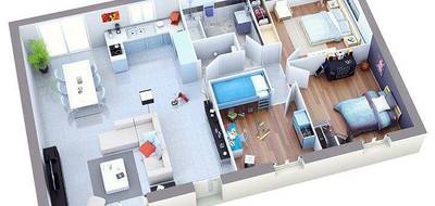 Programme terrain + maison à Grièges en Ain (01) de 830 m² à vendre au prix de 204400€ - 3