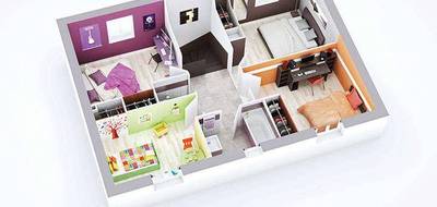 Programme terrain + maison à Mézériat en Ain (01) de 454 m² à vendre au prix de 232478€ - 3