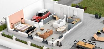 Programme terrain + maison à Mions en Rhône (69) de 133 m² à vendre au prix de 312320€ - 4
