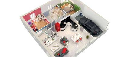 Programme terrain + maison à Arc-sur-Tille en Côte-d'Or (21) de 436 m² à vendre au prix de 296900€ - 2
