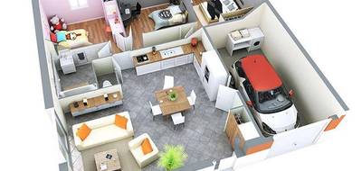 Programme terrain + maison à Saint-Nizier-le-Désert en Ain (01) de 545 m² à vendre au prix de 248567€ - 4