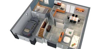 Programme terrain + maison à Dijon en Côte-d'Or (21) de 431 m² à vendre au prix de 348800€ - 3