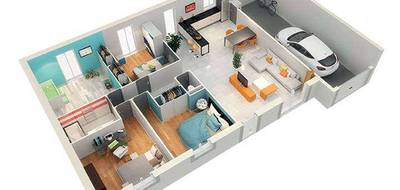 Programme terrain + maison à Flachères en Isère (38) de 931 m² à vendre au prix de 262600€ - 2