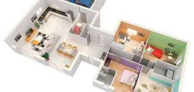 Programme terrain + maison à Beaurepaire en Isère (38) de 894 m² à vendre au prix de 317400€ - 2