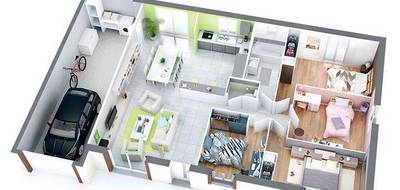 Programme terrain + maison à Romanèche-Thorins en Saône-et-Loire (71) de 511 m² à vendre au prix de 252900€ - 2