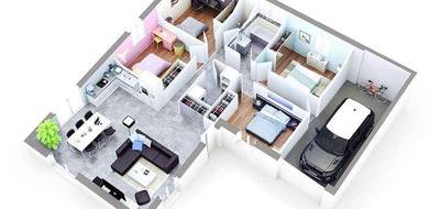 Programme terrain + maison à Dolomieu en Isère (38) de 599 m² à vendre au prix de 250000€ - 2