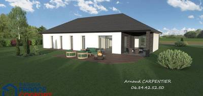 Programme terrain + maison à Carency en Pas-de-Calais (62) de 135 m² à vendre au prix de 332792€ - 2