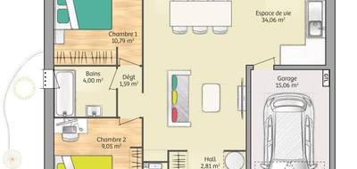 Programme terrain + maison à Bresles en Oise (60) de 65 m² à vendre au prix de 198000€ - 4