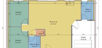 Programme terrain + maison à Saint-Gervais-en-Belin en Sarthe (72) de 74 m² à vendre au prix de 220000€ - 4