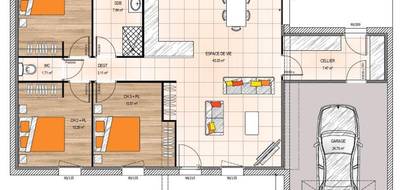 Programme terrain + maison à Montrevault-sur-Èvre en Maine-et-Loire (49) de 95 m² à vendre au prix de 212500€ - 4