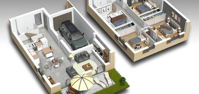 Programme terrain + maison à Morancé en Rhône (69) de 95 m² à vendre au prix de 357800€ - 2