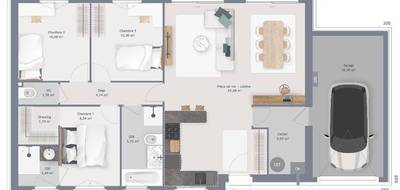 Programme terrain + maison à Étaimpuis en Seine-Maritime (76) de 90 m² à vendre au prix de 253399€ - 4