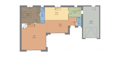 Programme terrain + maison à La Chapelle-sur-Erdre en Loire-Atlantique (44) de 117 m² à vendre au prix de 448900€ - 4
