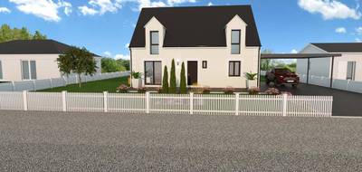 Programme terrain + maison à Ambillou en Indre-et-Loire (37) de 135 m² à vendre au prix de 298250€ - 1