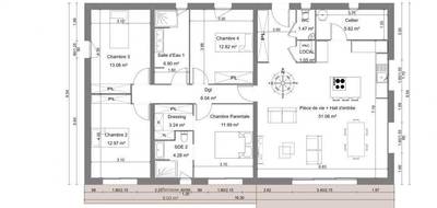 Programme terrain + maison à Sahune en Drôme (26) de 125 m² à vendre au prix de 340360€ - 4