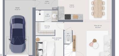 Programme terrain + maison à Étaimpuis en Seine-Maritime (76) de 85 m² à vendre au prix de 254261€ - 4