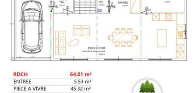 Programme terrain + maison à Blyes en Ain (01) de 122 m² à vendre au prix de 480000€ - 2