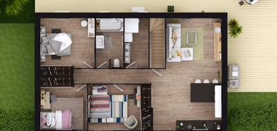 Programme terrain + maison à Saint-Denis-le-Thiboult en Seine-Maritime (76) de 74 m² à vendre au prix de 218000€ - 4