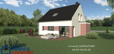 Programme terrain + maison à Roclincourt en Pas-de-Calais (62) de 145 m² à vendre au prix de 336833€ - 1