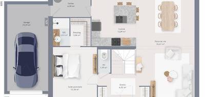 Programme terrain + maison à Bray-sur-Seine en Seine-et-Marne (77) de 155 m² à vendre au prix de 390000€ - 4