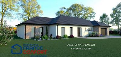 Programme terrain + maison à Ficheux en Pas-de-Calais (62) de 185 m² à vendre au prix de 414891€ - 2