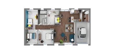 Programme terrain + maison à Moissey en Jura (39) de 91 m² à vendre au prix de 191000€ - 4