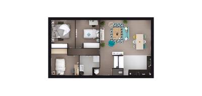 Programme terrain + maison à Saint-Yvi en Finistère (29) de 82 m² à vendre au prix de 241553€ - 2