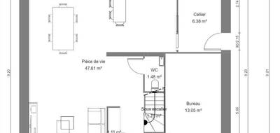 Programme terrain + maison à Palluel en Pas-de-Calais (62) de 110 m² à vendre au prix de 264000€ - 3