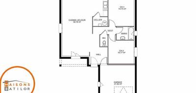 Programme terrain + maison à Dounoux en Vosges (88) de 108 m² à vendre au prix de 196270€ - 3