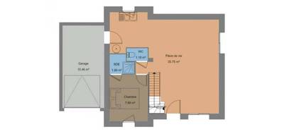 Programme terrain + maison à Kervignac en Morbihan (56) de 89 m² à vendre au prix de 326000€ - 4