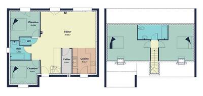 Programme terrain + maison à Les Chapelles-Bourbon en Seine-et-Marne (77) de 100 m² à vendre au prix de 278260€ - 4