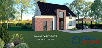 Programme terrain + maison à Souchez en Pas-de-Calais (62) de 145 m² à vendre au prix de 370313€ - 2