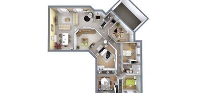 Programme terrain + maison à Herm en Landes (40) de 146 m² à vendre au prix de 358000€ - 4