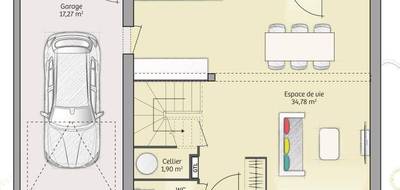 Programme terrain + maison à Gretz-Armainvilliers en Seine-et-Marne (77) de 74 m² à vendre au prix de 274000€ - 4